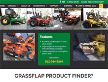Tablet Screenshot of grassflap.com